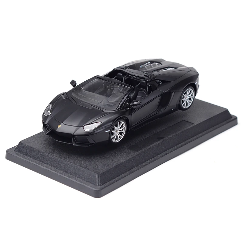 Car and Show stand Maisto 1:24 Aventador LP700-4 родстер спортивный автомобиль статическая литая модель сплава Модель автомобиля - Цвет: Car and Show stand