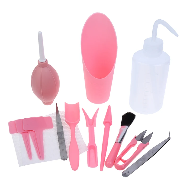

12pcs/set Seedling Garden Planter Kit Pruning Transplanting Home Bonsai Digging Succulent Planting Watering DIY Tool