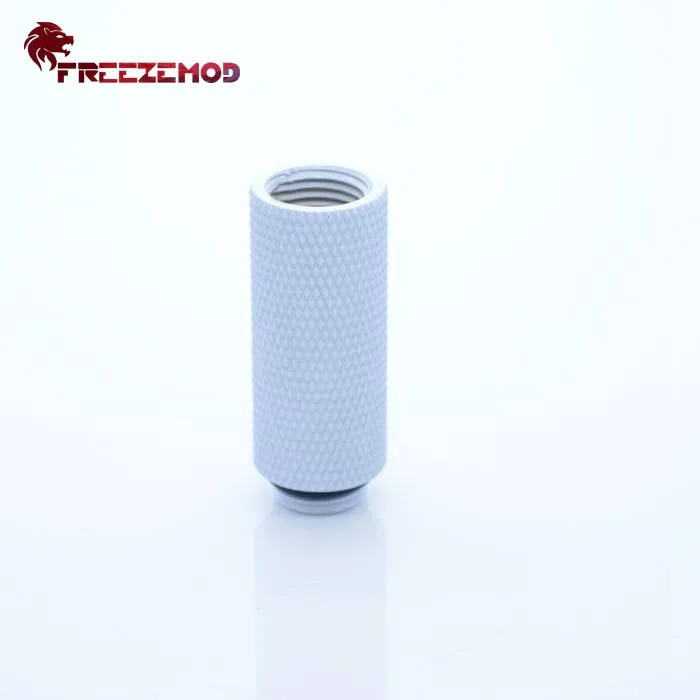 FREEZEMOD черный/серебристый удлинитель с резьбой Папа мама G1/4 ''(удлиненный 40 мм)