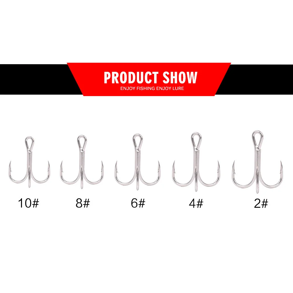 5 шт./лот толстый Тройной Крючок супер острый прочный из высокоуглеродистой стали