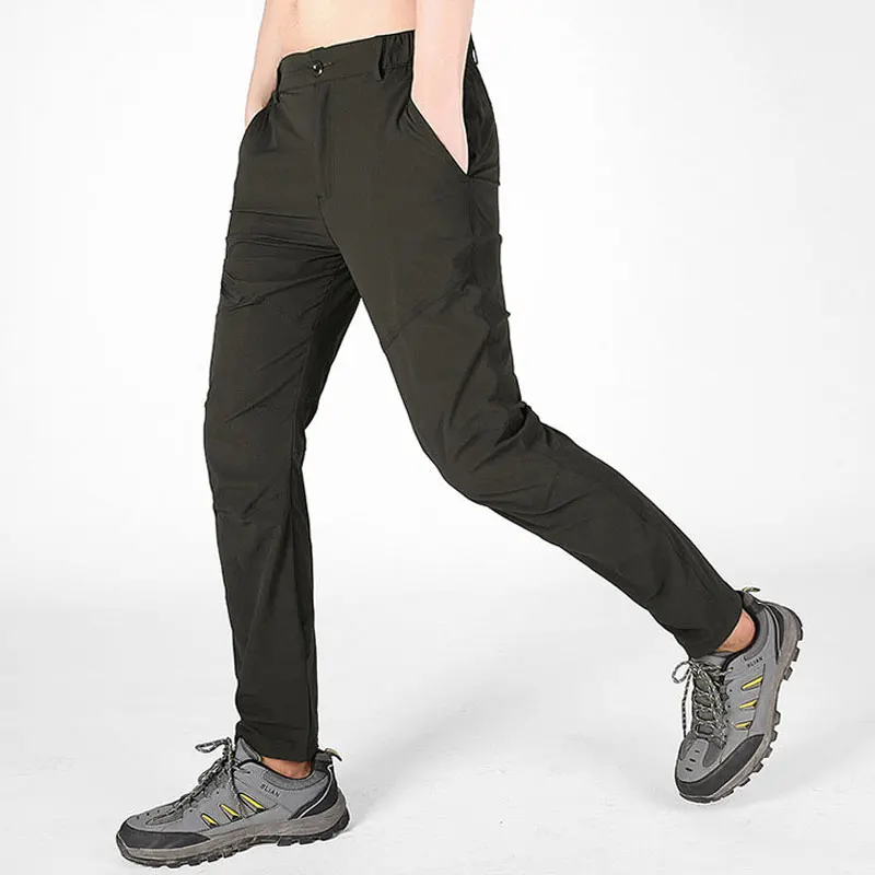 Летние мужские брюки быстросохнущие водонепроницаемые эластичные дышащие для