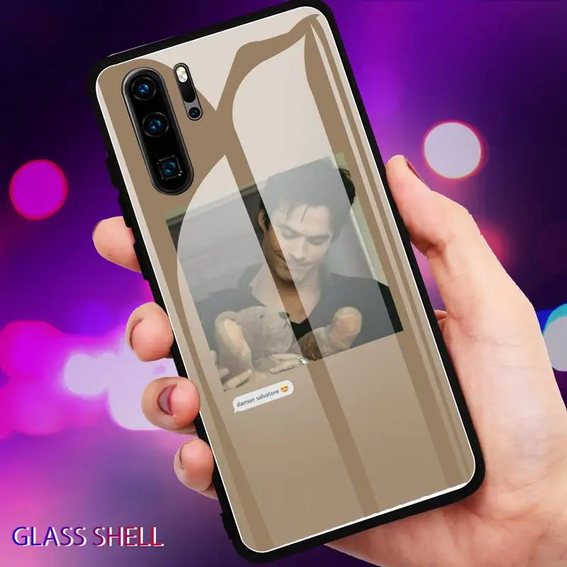 

The Vampire Diaries Stefan Damon Salvator For Huawei P9 10Plus 20PRO P30 Lite Back Cover Tempered Glass Cases For NOVA 3E Series
