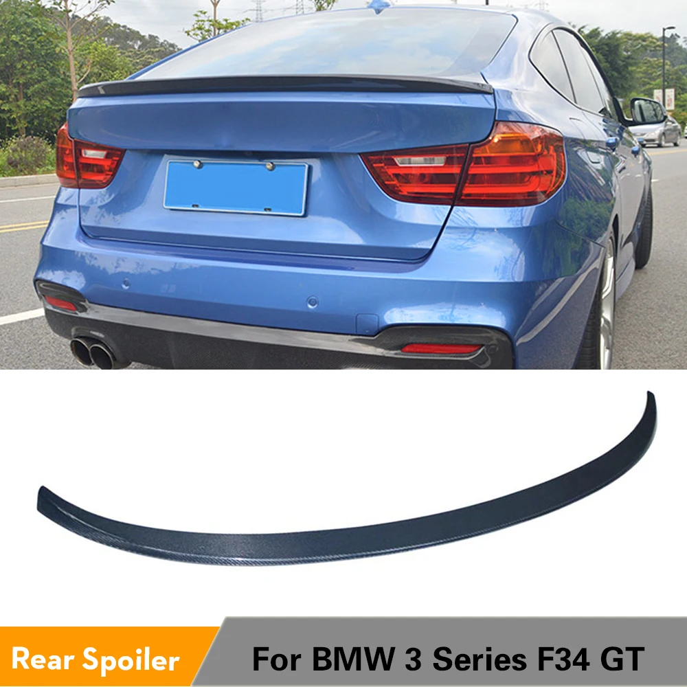 

F34 Rear Trunk Spoiler for BMW 3 Series GT F34 2013 - 2020 Carbon Fiber Rear Trunk Boot Lip Wing Spoiler Lid