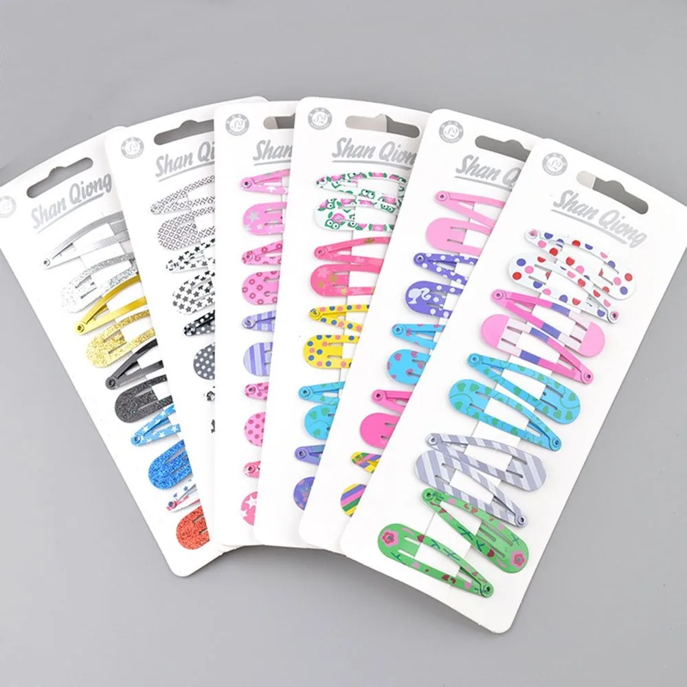 10 шт./компл. милые заколки для волос девочек детские аксессуары инструменты