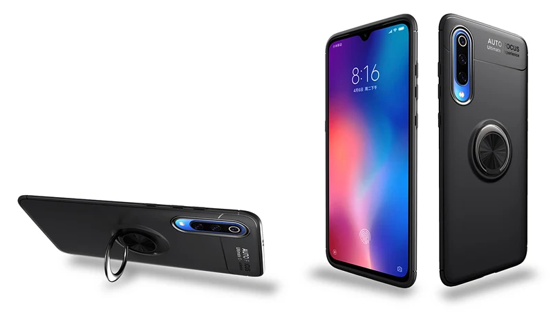 ДЛЯ VIVO V17 Neo чехол с металлическим кольцом на палец Матовый Мягкий ТПУ силиконовый чехол на заднюю панель для VIVO Y7s S1 индийская версия IQOO Neo чехол для телефона