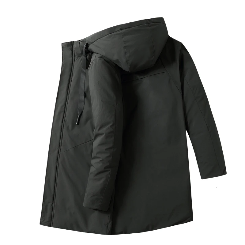 Брендовая Зимняя Толстая длинная куртка больших размеров 8XL 7XL 6XL пальто мужское