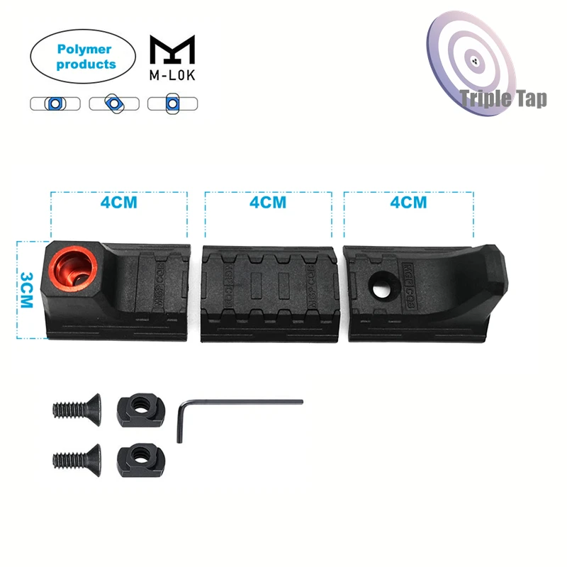 Airsoft направляющая для ствольной накладки Панель крышка Handstop комплект подходит MLOK