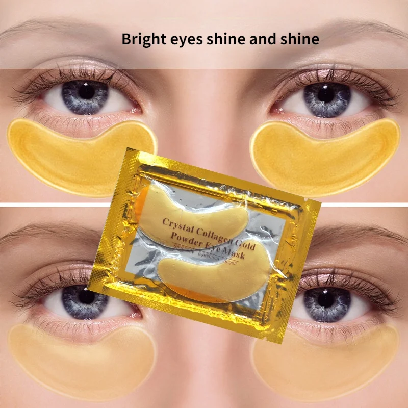 

Yi Zhi Jing relieving gold gel eye mask to dilute eye fine lines and compact eye care eye patch