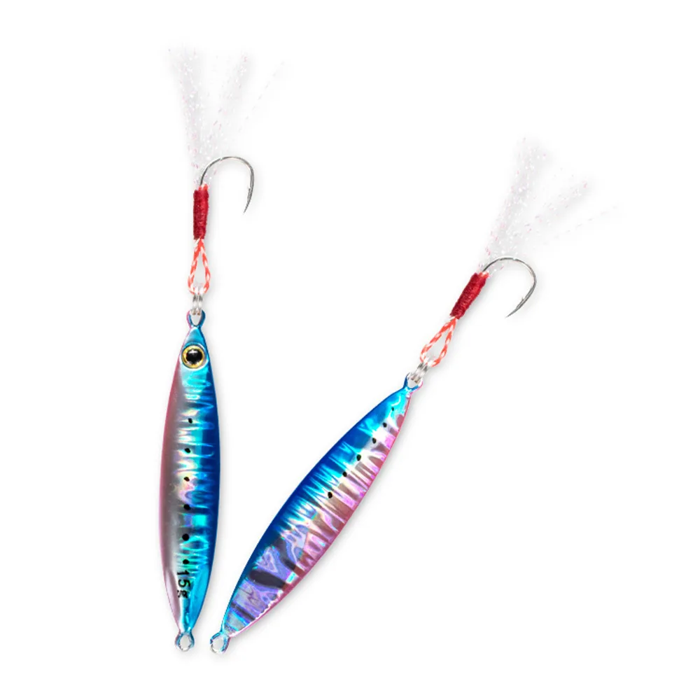 5PCS Deep Sea Jigging Bass Laser Slow Jig Fishing Ocean Boat Rock Beach Jigbait Spoon Lure Baits 15g 20g | Спорт и развлечения