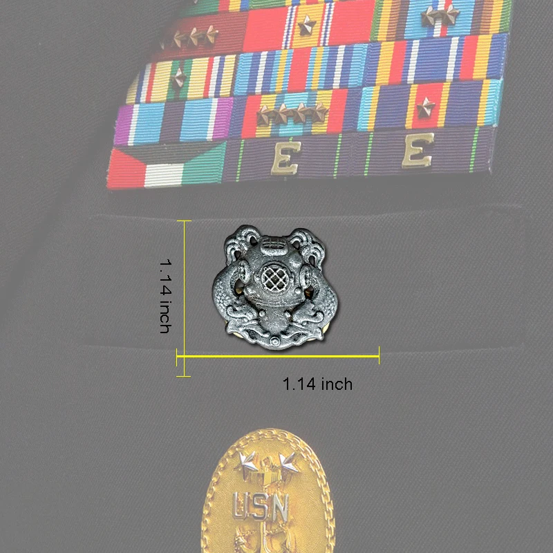 Металлическая винтажная роскошная брошь в американском стиле для