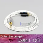 LN006643 XLR 4,4 мм 2,5 мм Hi-Res посеребренный 7N OCC кабель для наушников Shure SRH1540 SRH1840 SRH1440