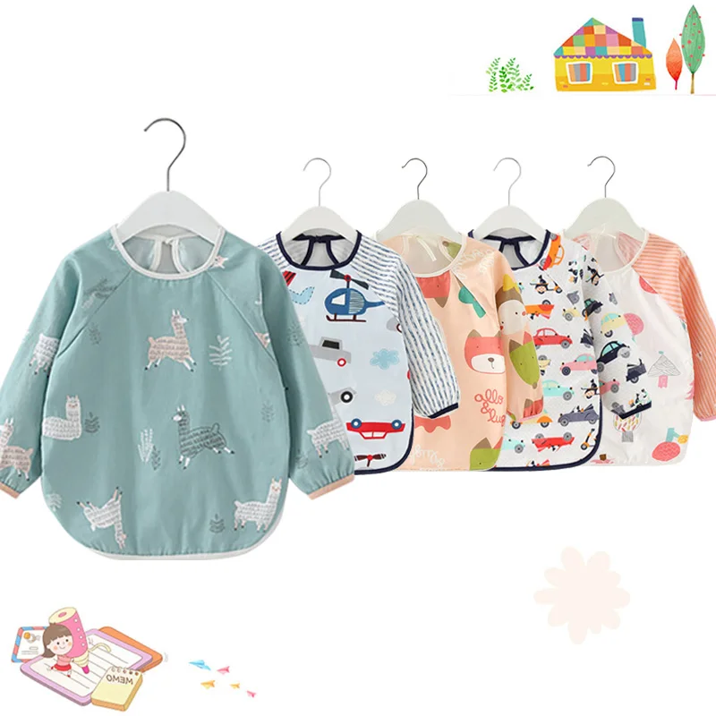 Детские нагрудники водонепроницаемый детский фартук для кормления еды