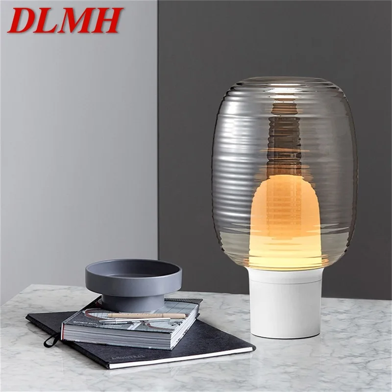 

DLMH Nordic Table Lamp Modern Creative LED Desk Light Decorative for Home Bedside Bedroom