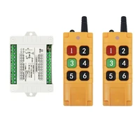 universal 2000m dc12v 24v 6ch wireless remote control led light switch relay output radio rf transmitter and 315433mhz receiver
