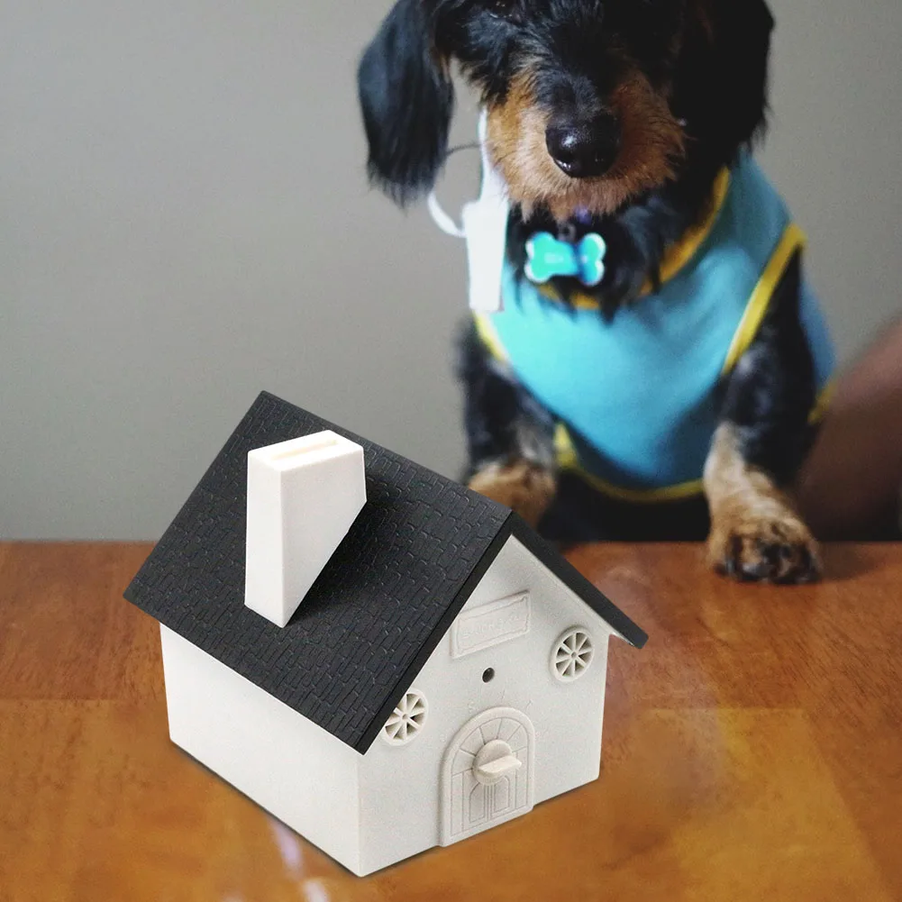 

Ultrasonic Dog Repeller House Shape Pet Bark Stopper Dog Repeller Ultrasonic Barking Control Barking Device Dogs Pets Accessory