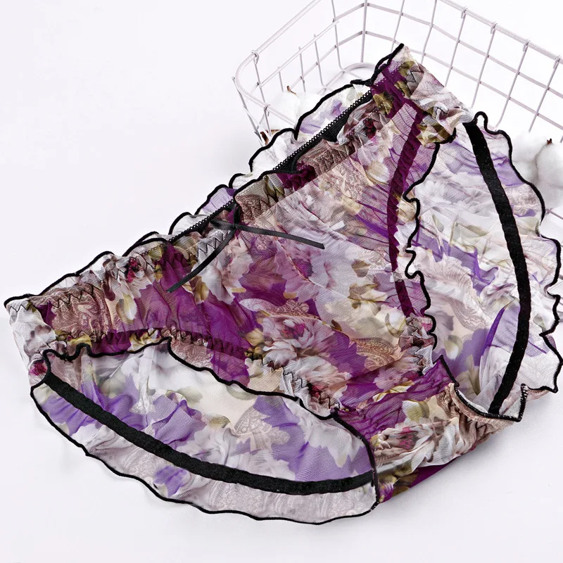 Женские ультратонкие Трусы со средней талией 2 шт./лот сексуальное нижнее белье с