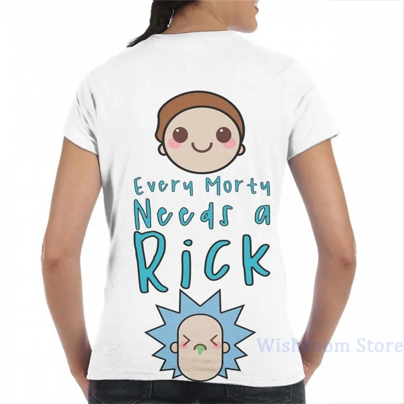 Каждая Морти нуждается в футболке Рик для мужчин и женщин модная футболка со