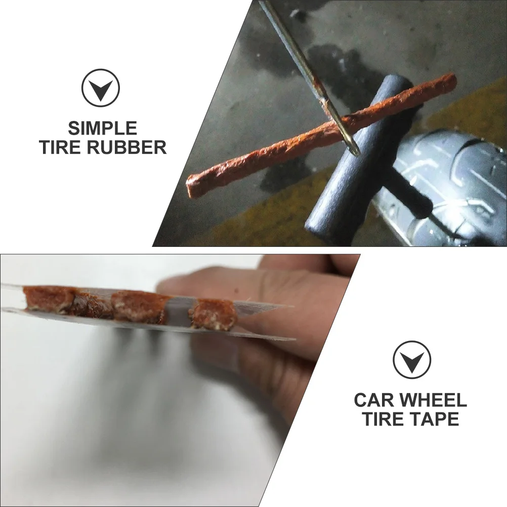 

120pcs Vacuum Tire Patching Tapes Automobile Tire Repair Tools Wear-Proof Tire Repair Strip