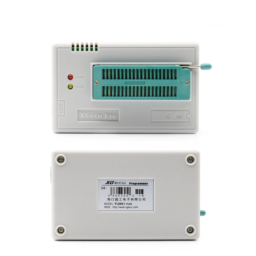 100% оригинальный новый V8.51 TL866II Plus Универсальный программатор Minipro + 28 адаптеров