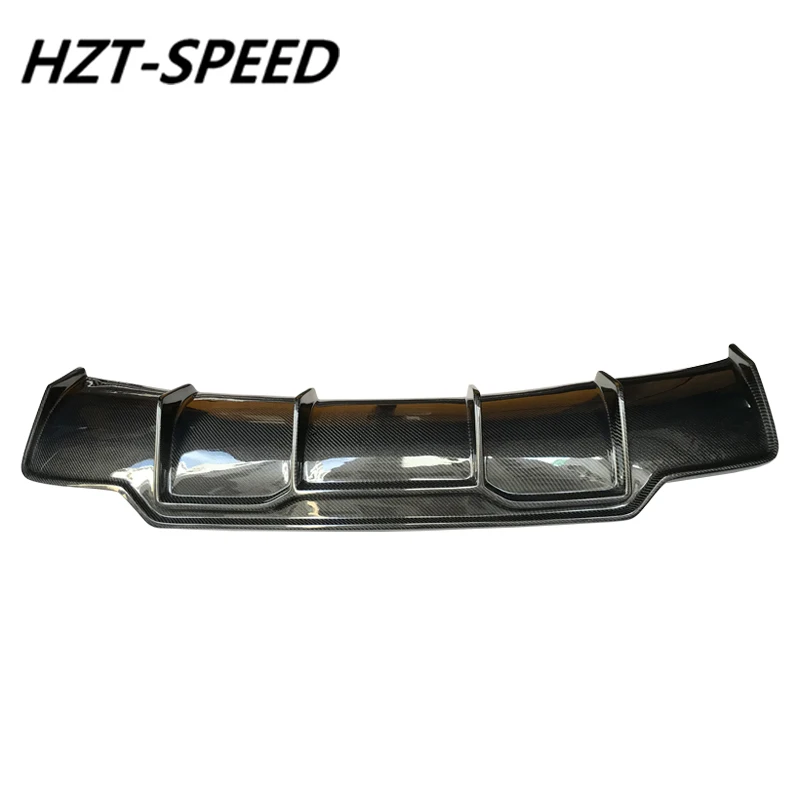 V-образный спойлер для заднего бампера из углеродного волокна диффузор губ