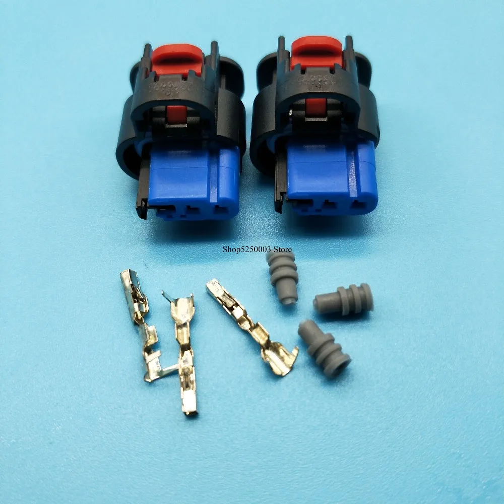 1/2/5/10 шт. 3 контактный Автомобильный Электрический Кабельный штекер