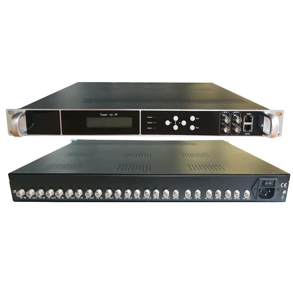 Радиочастота 12 RF (DVB-S2 / C T 2/ ATSC ISDB 、 DTMB) для IP ASI DVB приемник кода потока тюнер
