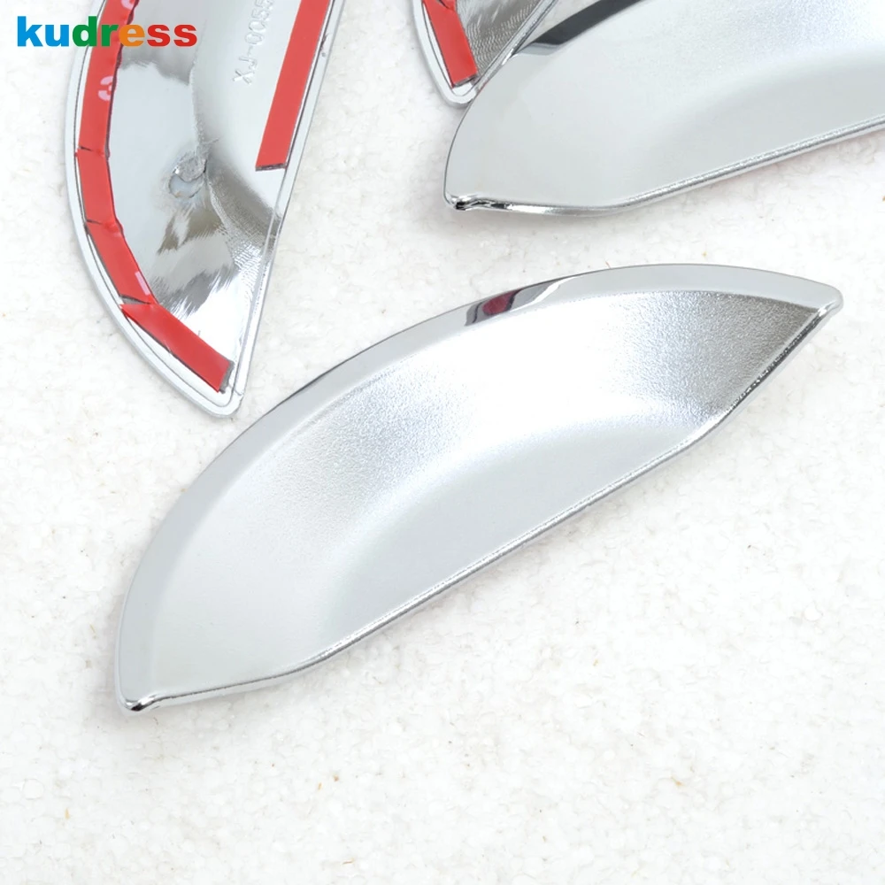 4 шт. хромированные накладки на боковые дверные ручки для Peugeot 206 207 2004 2005 2006 2007