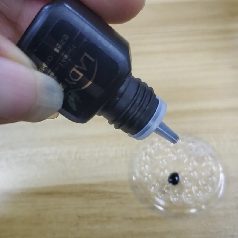 Бесплатная доставка черный Дамский клей не герметичный пакет для наращивания