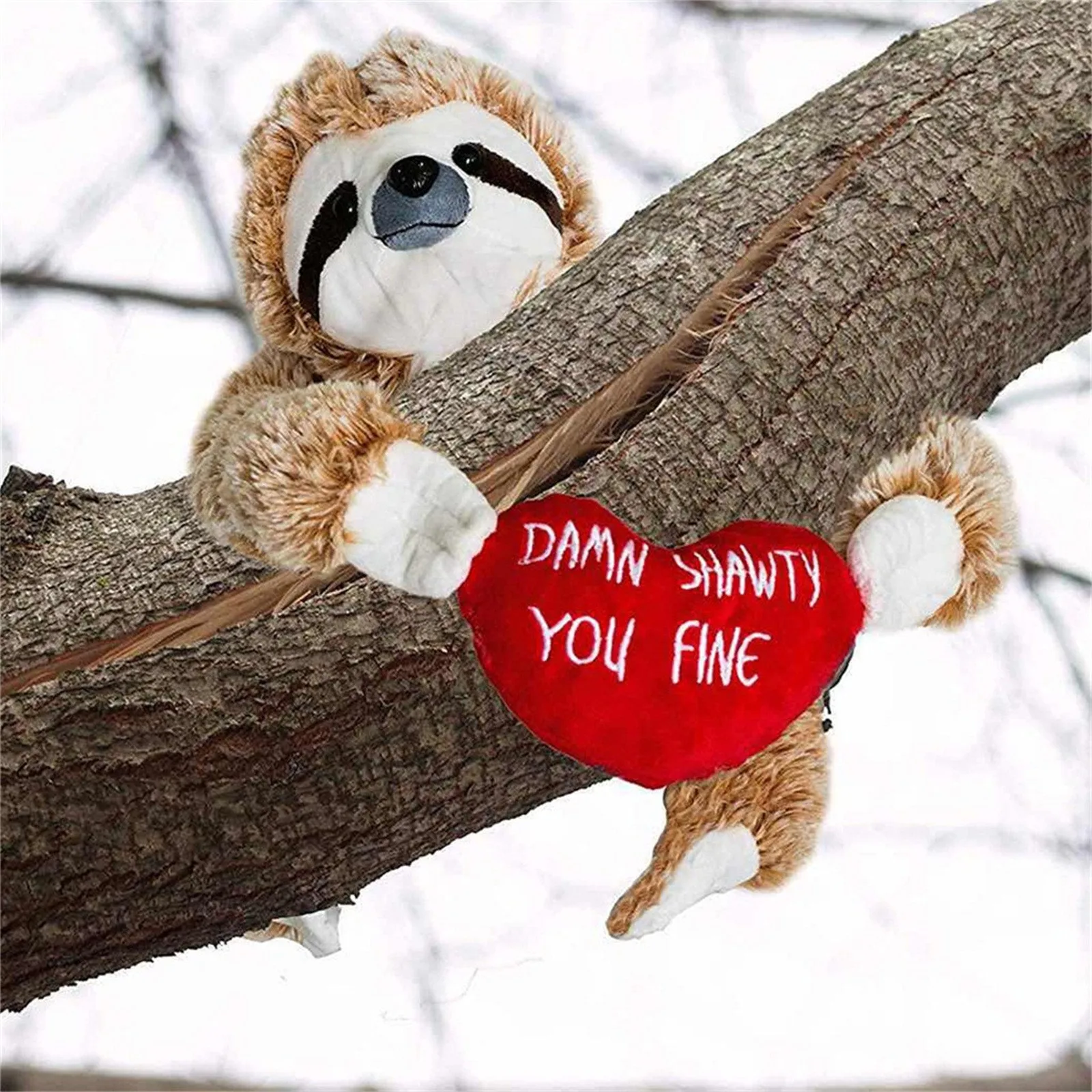 

#50 Valentines Day Stuffed Animals Girlfriend Gifts Valentine Sloth Bear Creative pillow Stuffed Animal Plush Toy