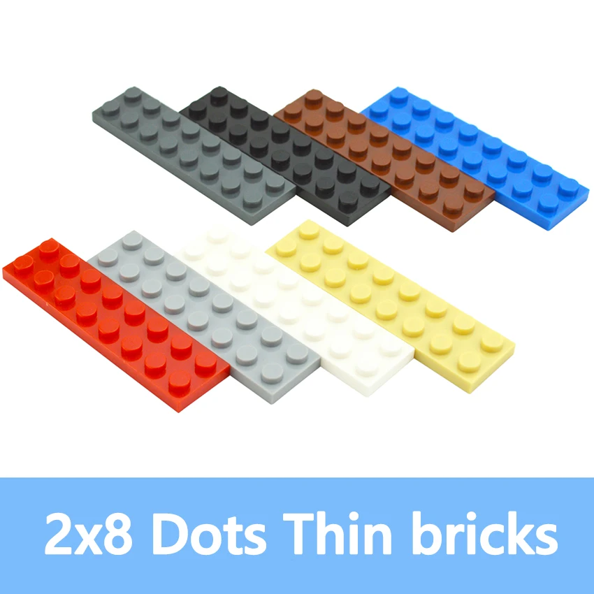 

Конструктор «сделай сам» из 44 блоков, тонкие фигурки из 2*8 точек, кубики из 2x8 точек, развивающий креативный размер, совместимый с 3034 игрушками для детей