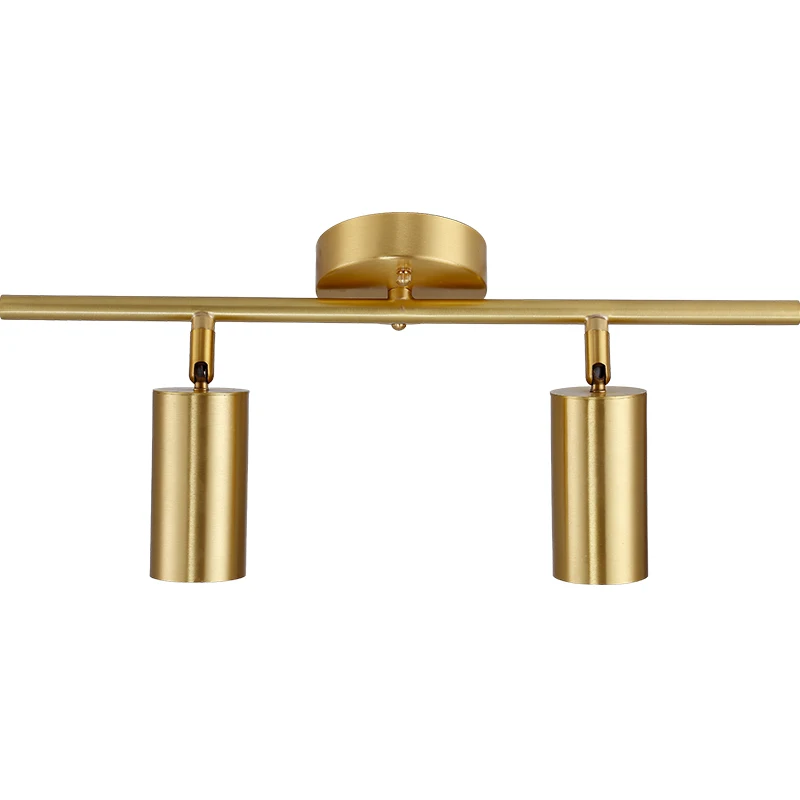 

New Copper Luxury Ceiling Chandelier Bedroom Cloakroom bathroom toilet hallway hotel bar counter LED Tracking Indoor Lighting