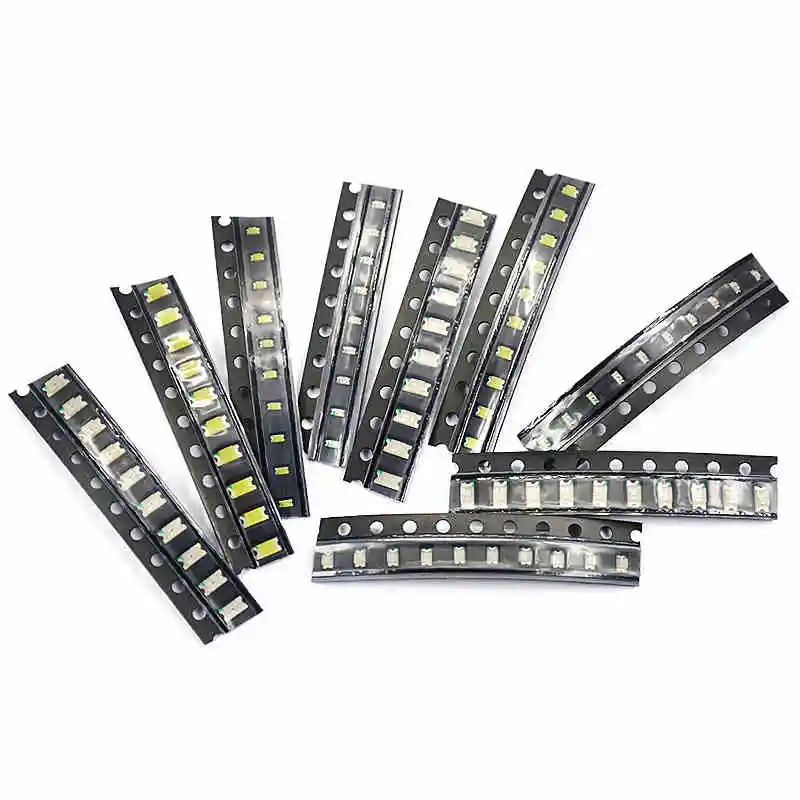 100 шт./лот 6 видов цветов SMD 0402 Led DIY kit ультра яркий