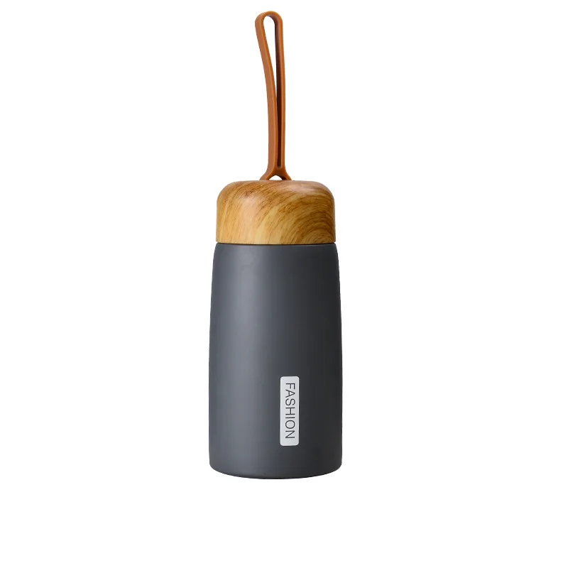 Morgiana MINI Stainless Steel Insulated Bottle Grain Customizable Colorful Vacuum Flasks Thermoses 260ML Silicone Handle Coffee | Дом и сад