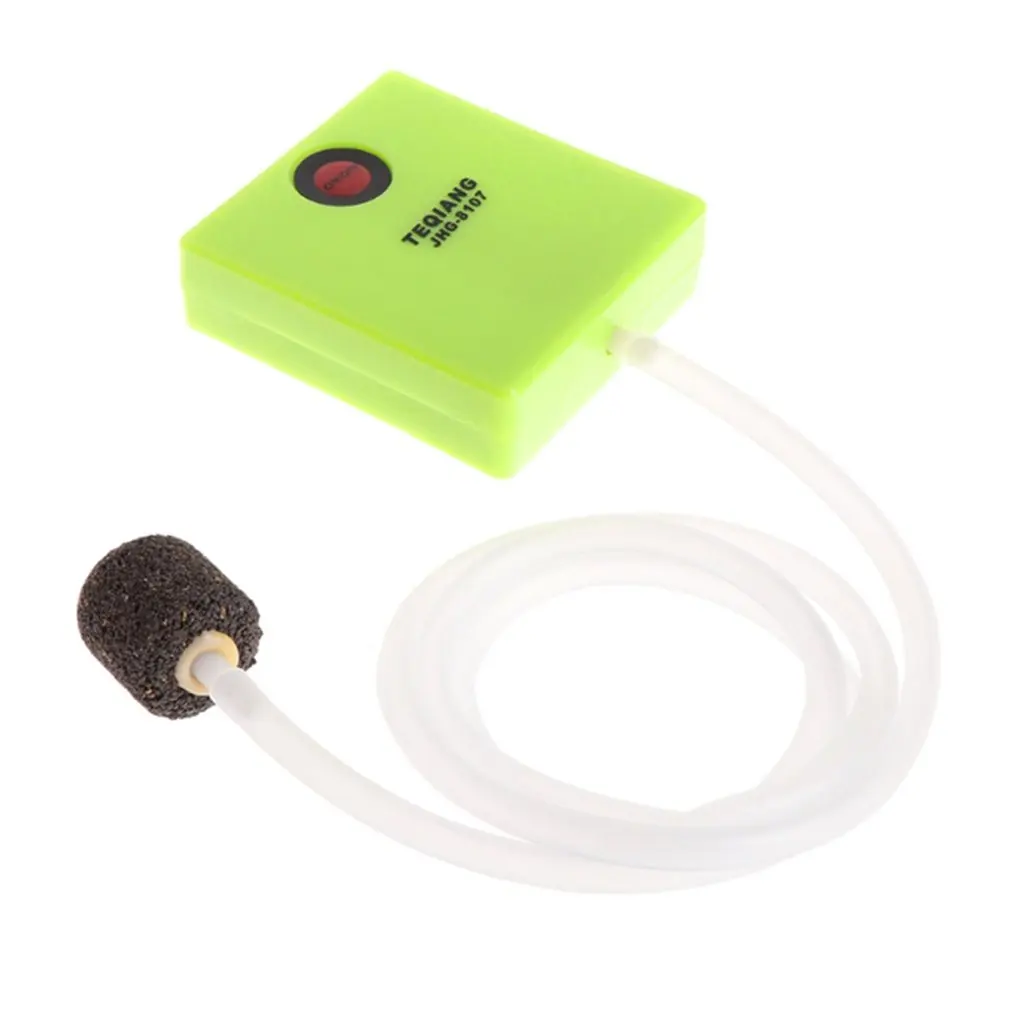 Ultra Silent Aquarium Air Pump Single Outlet Dry Cell Battery Operated Fish Tank Oxygen Pump Air Compressor