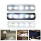 Мини 5 светодиодные локальные светильники для подсветки шкафов светильник с приклеивающейся наклейкой подвесной светильник для кухни спальни шкаф с выдвижными ящиками Шкаф светодиодный светильник Инж
