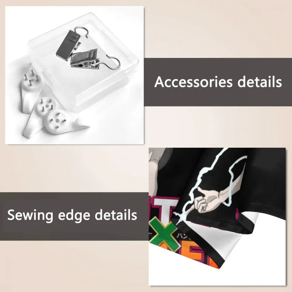 

Hunter X Hunter Kilua Tapestry Wall Hanging Wall Decor Tapestries Polyester Home Decoration Vintage