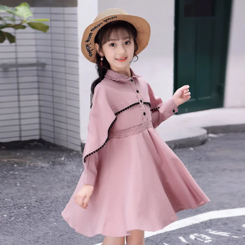 Осень 2019 элегантное платье для девочек вечерние платья принцессы с длинным