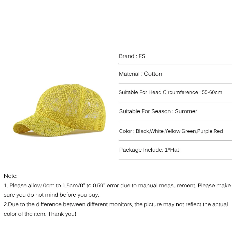 Бейсболка FS с сетчатым дышащим козырьком дизайнерская бейсболка вырезами в