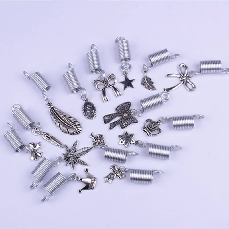 Набор серебряных колец для наращивания волос 5 шт. | Красота и здоровье