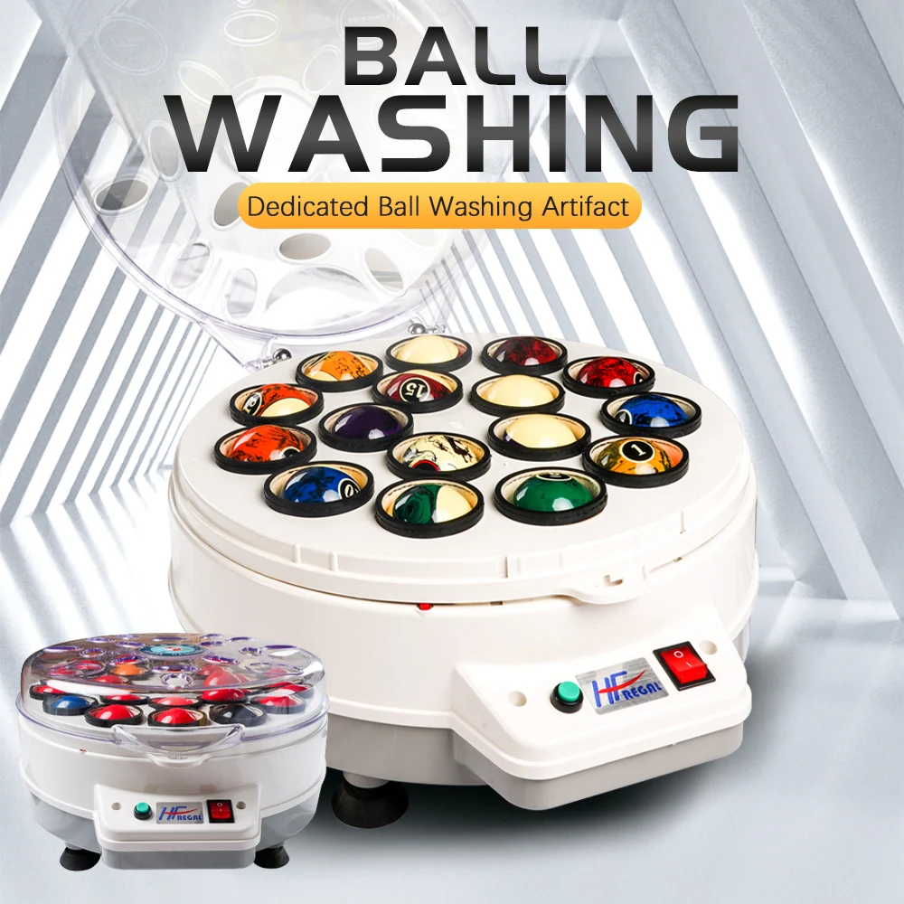 

Billiard Ball Cleaner Machine Pool 16 balls Snooker 22 Balls Clean Automatic Washing Electronic Ball Clean Machine Accessories