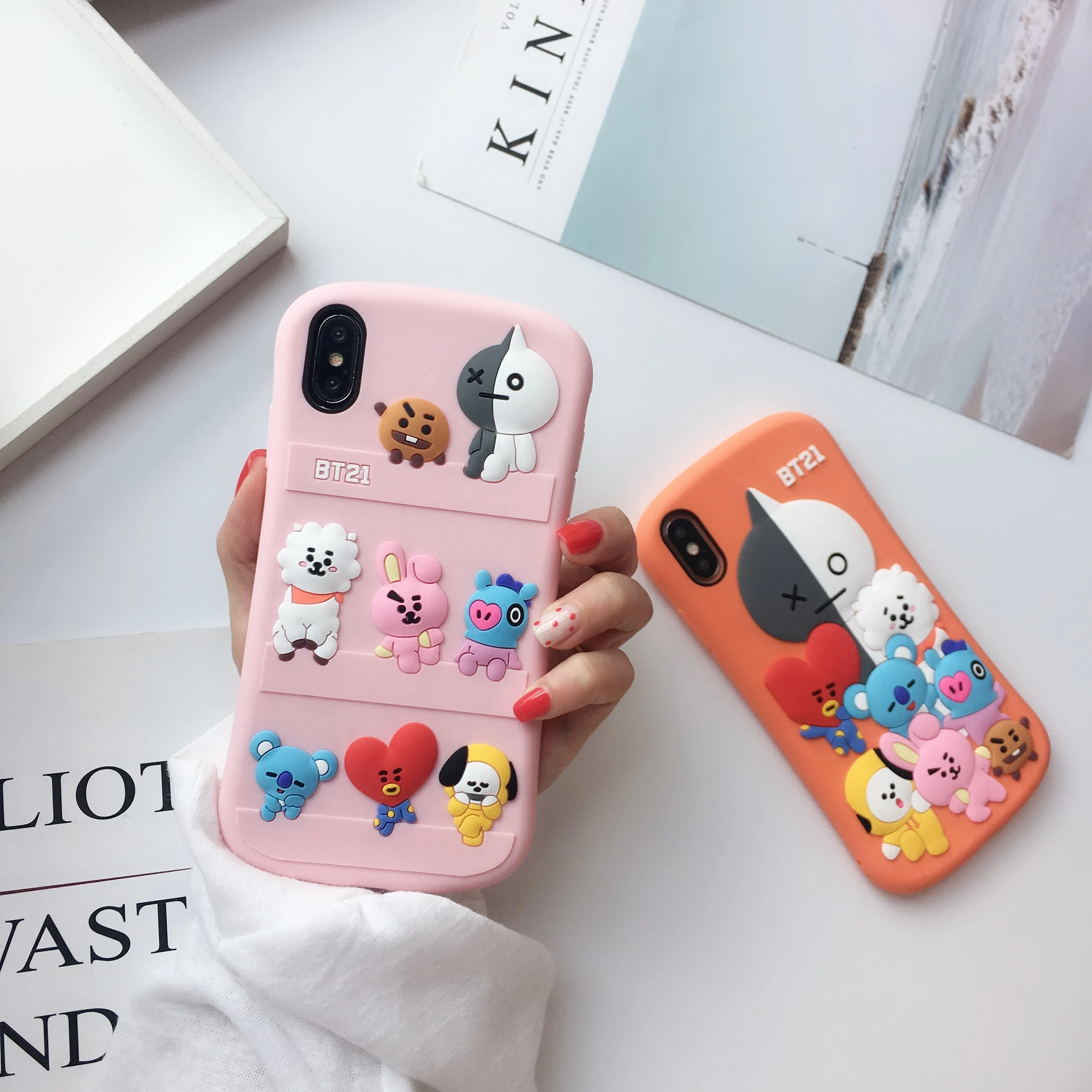 Силиконовый чехол с 3d-рисунком для iPhone XS MAX XR X 8 7 6S Plus чехлы изображением Минни