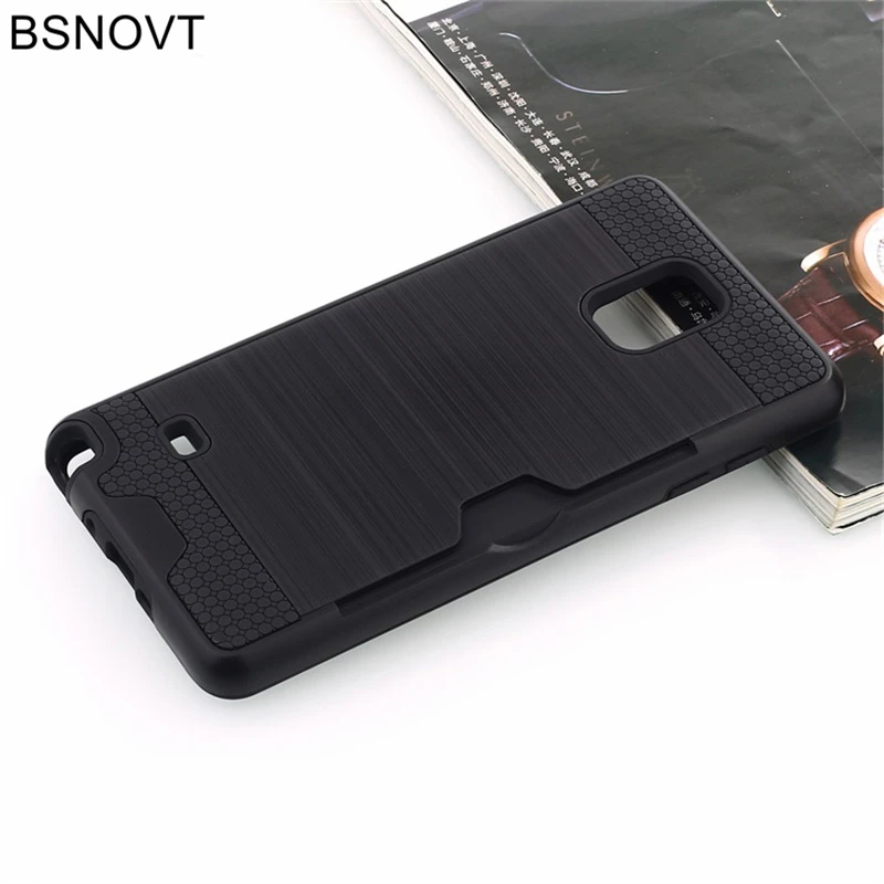 Для Samsung Galaxy Note 4 чехол матовый армированный силиконовый Жесткий для N9100 с