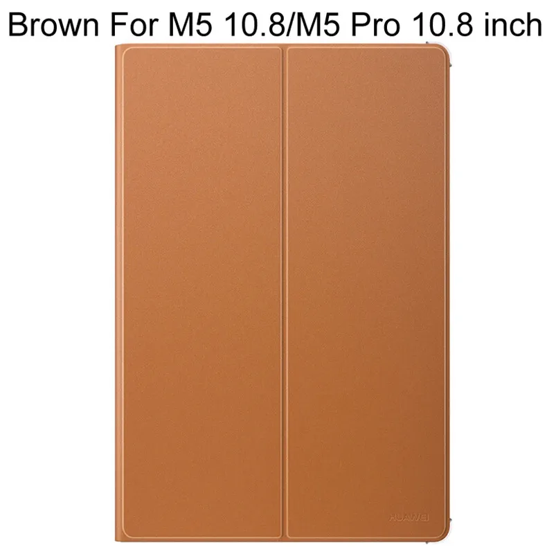 Официальный чехол для HUAWEI Mediapad M5 8," M5 10,8", кожаный чехол с подставкой и Откидывающейся Крышкой для планшета M5 Pro - Цвет: M5 10.8 M5 Pro Brown