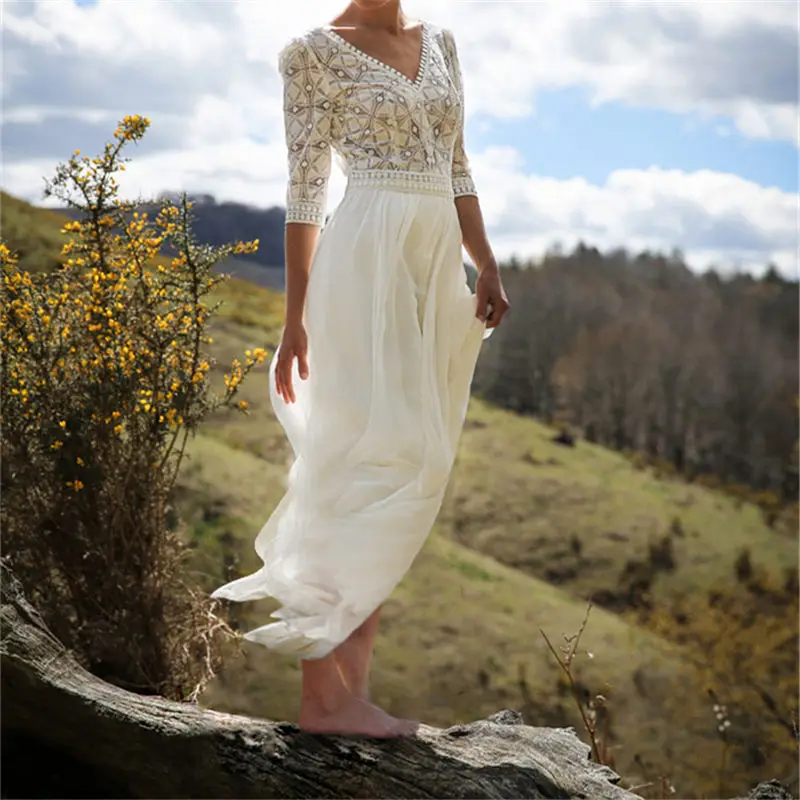 Vetement Femme 2021 женская одежда Vestidos De Fiesta в винтажном стиле длинное платье принцессы