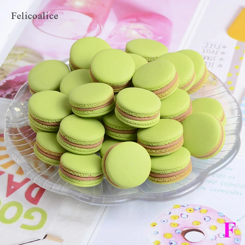 6 шт./пакет моделирование мгновенной проявки Macaroon конфеты Slime Шарм аксессуары Kawaii