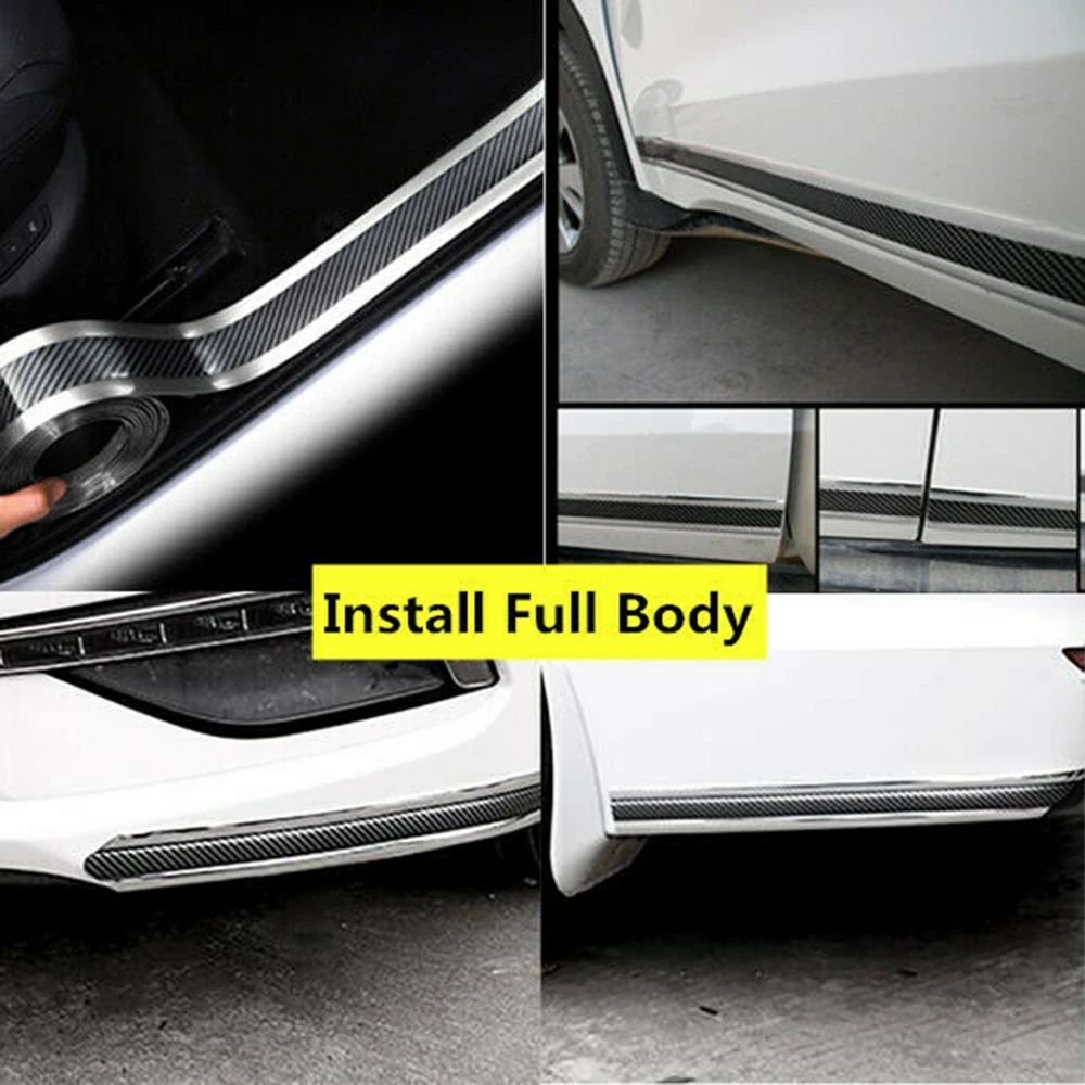

Cars Sticker Door Parts Protector Sill Strip Silver Accessories Trucks