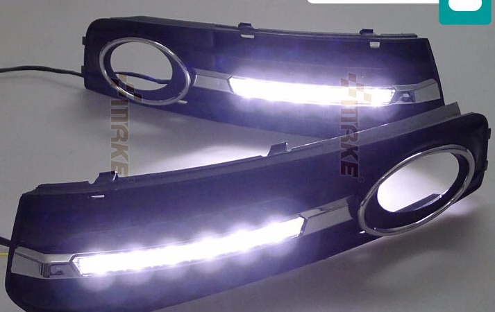 Супер яркий OEM хром стиль 12В СИД автомобильное DRL дневные ходовые огни с