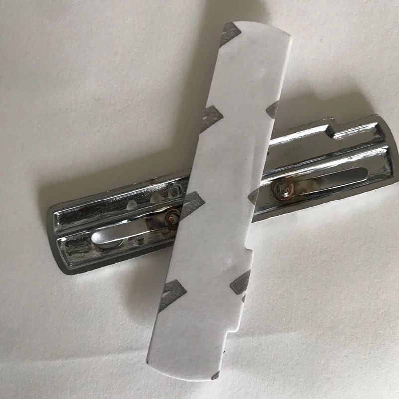 1 шт. новый металлический автомобильный хромированный матовый серебристый