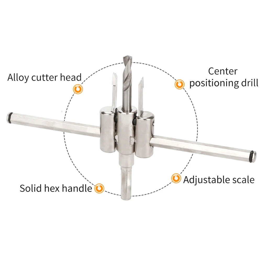 1 шт. Регулируемая металлическая деревянная кольцевая пила сверло Резак