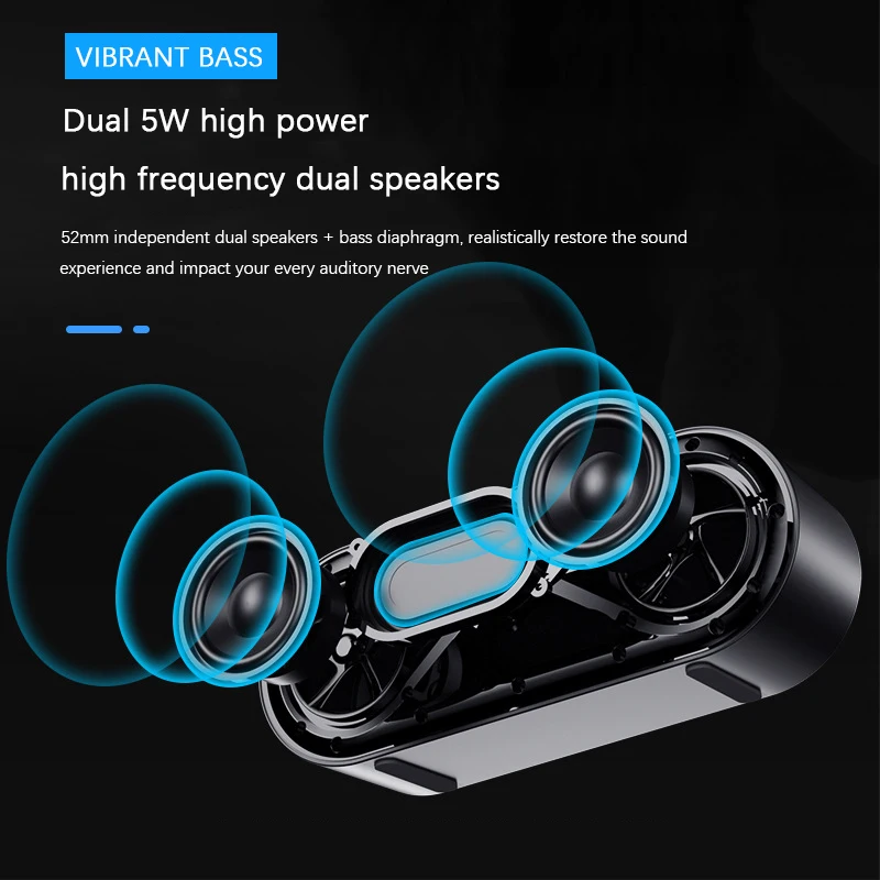 FM-радио Bluetooth-колонки светодиодная акустическая система усиленный будильник